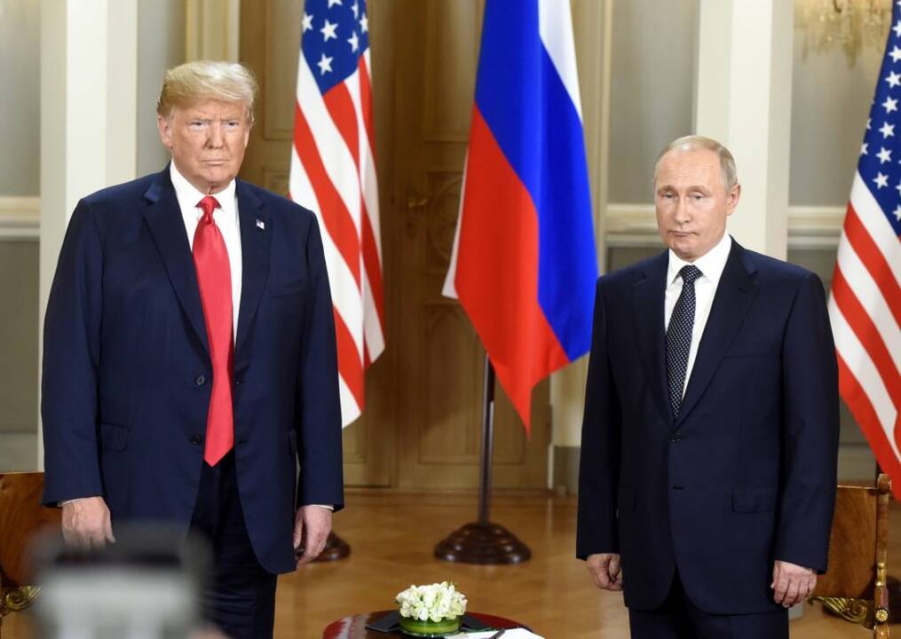 D. Trumpo ir V. Putino derybos Helsinkyje