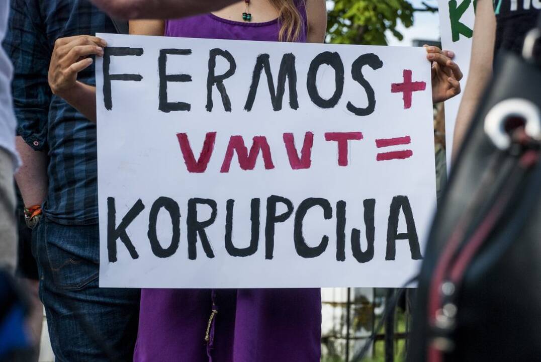 Protestas prie Maisto ir veterinarijos tarnybos