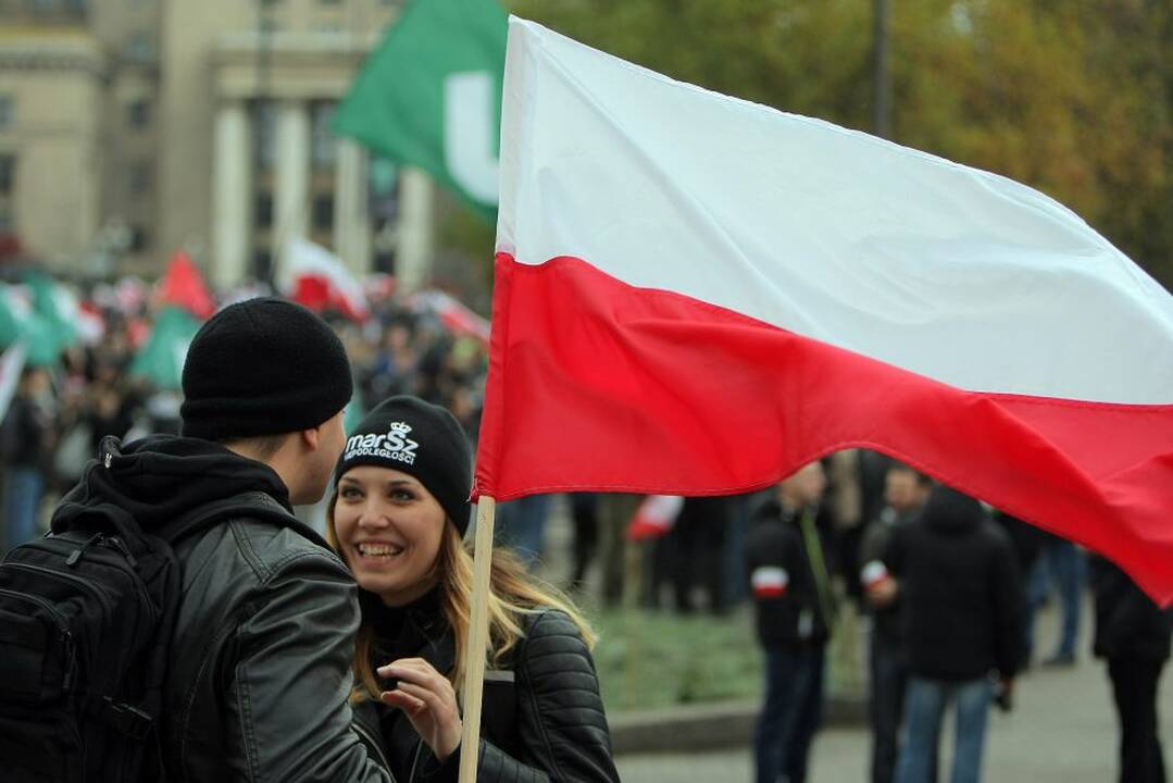 "Nepriklausomybės maršas" Varšuvoje