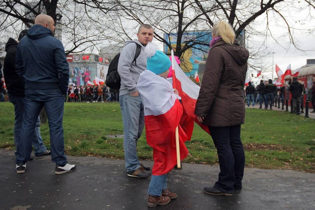 "Nepriklausomybės maršas" Varšuvoje