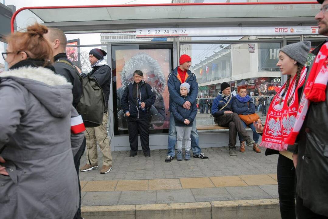 "Nepriklausomybės maršas" Varšuvoje