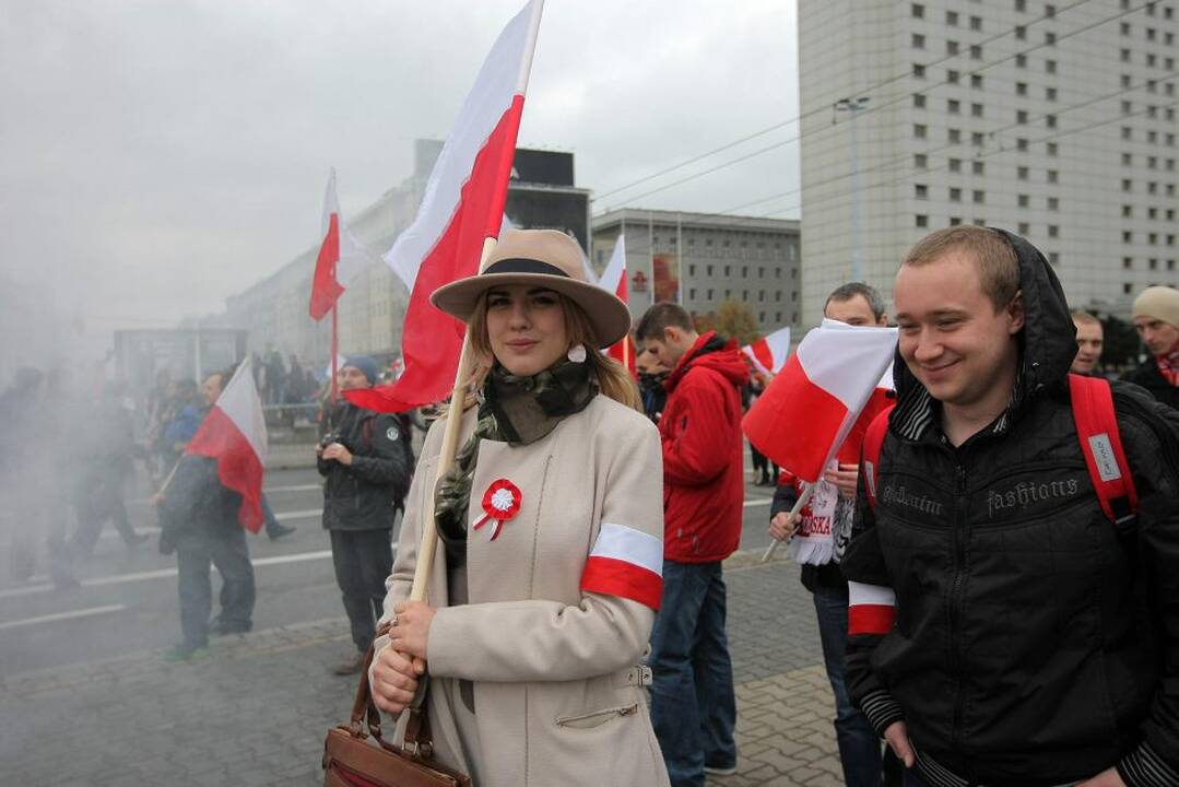 "Nepriklausomybės maršas" Varšuvoje