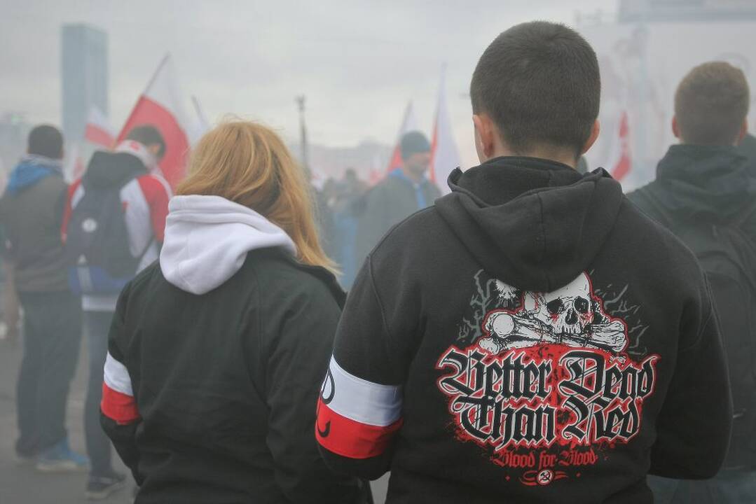 "Nepriklausomybės maršas" Varšuvoje