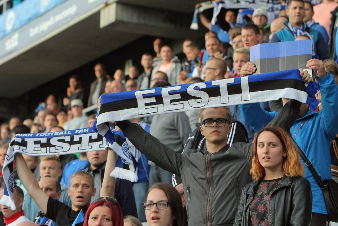Europos futbolo čempionato atrankos rungtynės Estija – Lietuva.