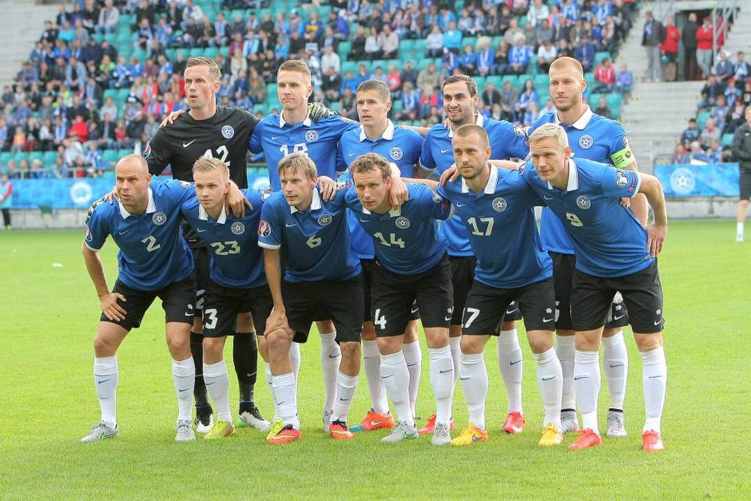 Europos futbolo čempionato atrankos rungtynės Estija – Lietuva.