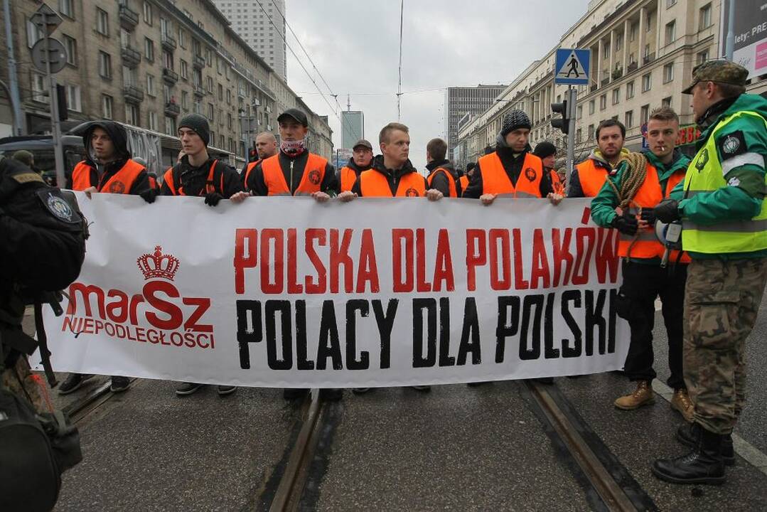 "Nepriklausomybės maršas" Varšuvoje