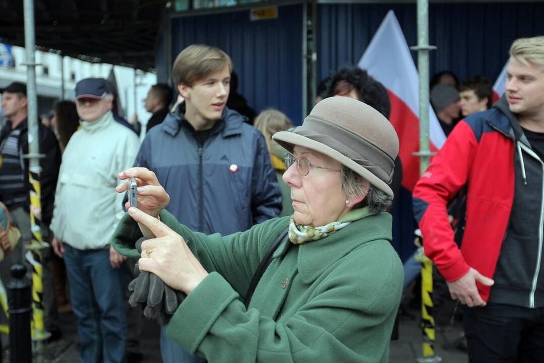 "Nepriklausomybės maršas" Varšuvoje