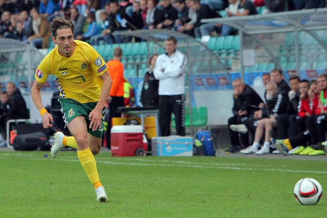 Europos futbolo čempionato atrankos rungtynės Estija – Lietuva.