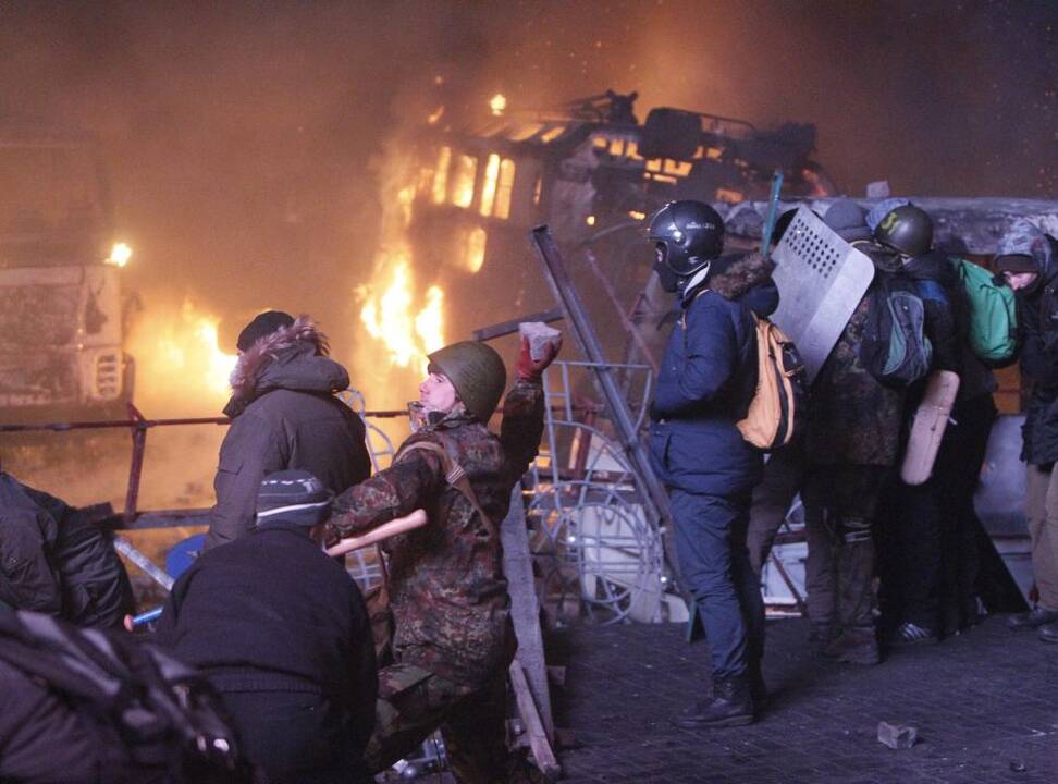 Kijevą drebina nauji susirėmimai