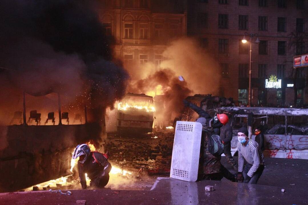Kijevą drebina nauji susirėmimai