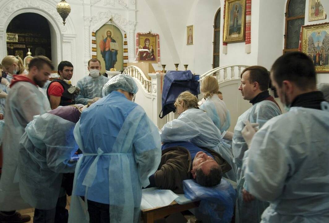 Liepsnojantis Kijevas trečiadienį