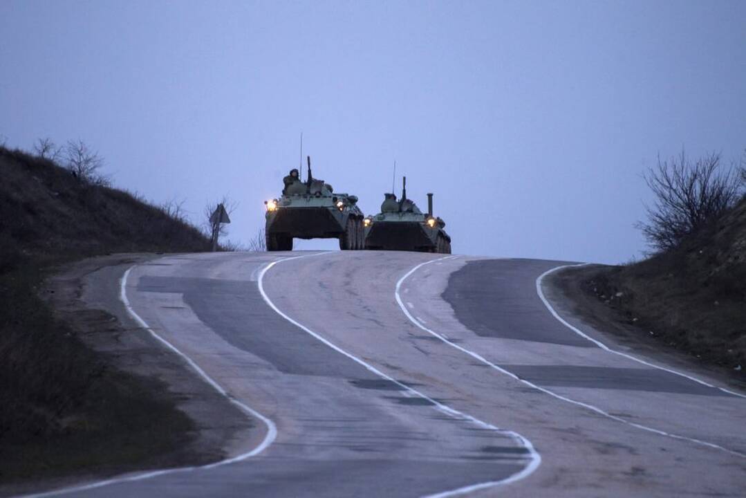 Kryme tęsiasi Ukrainos ir Rusijos karių priešprieša