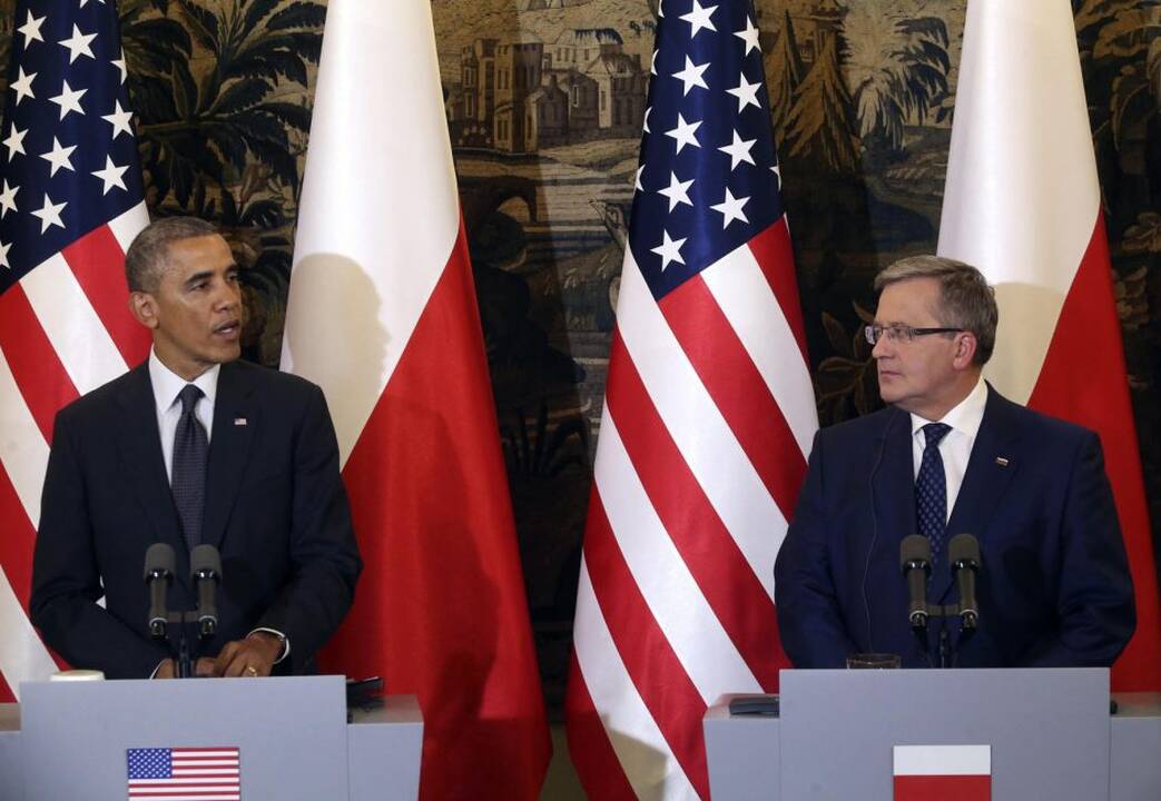 B. Obama lankosi Lenkijoje