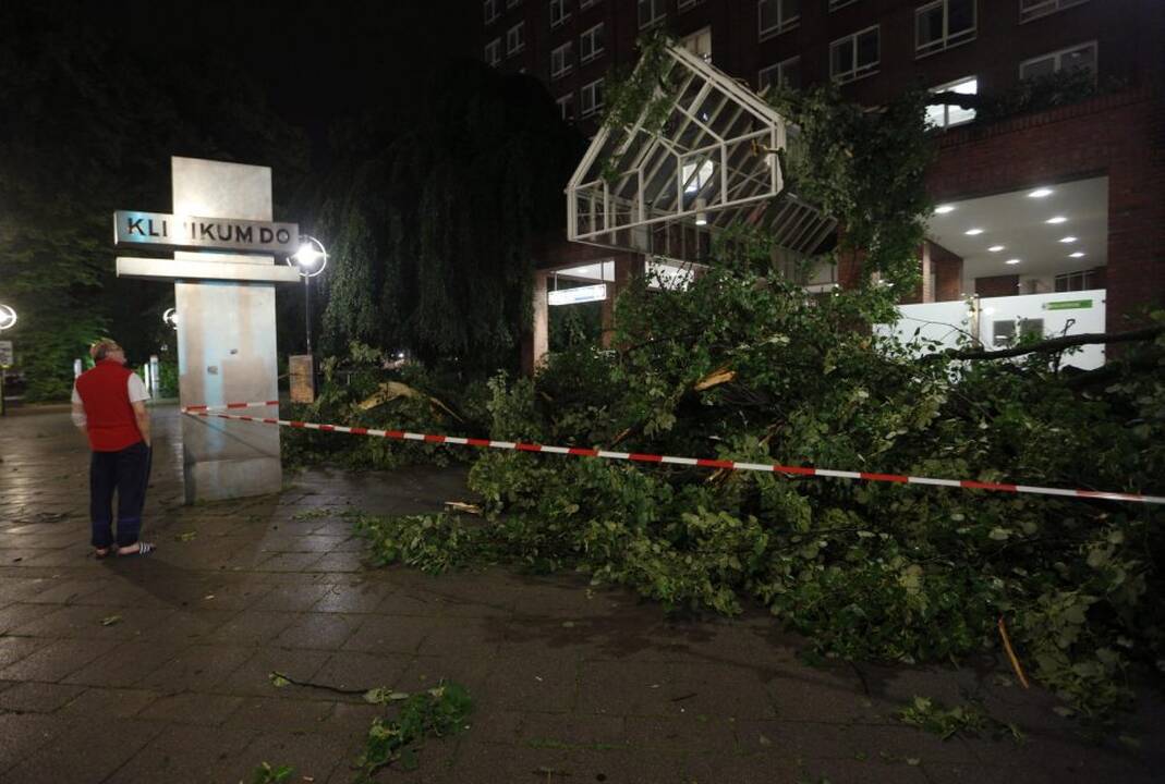 Vokietijos vakarus siaubė smarki audra