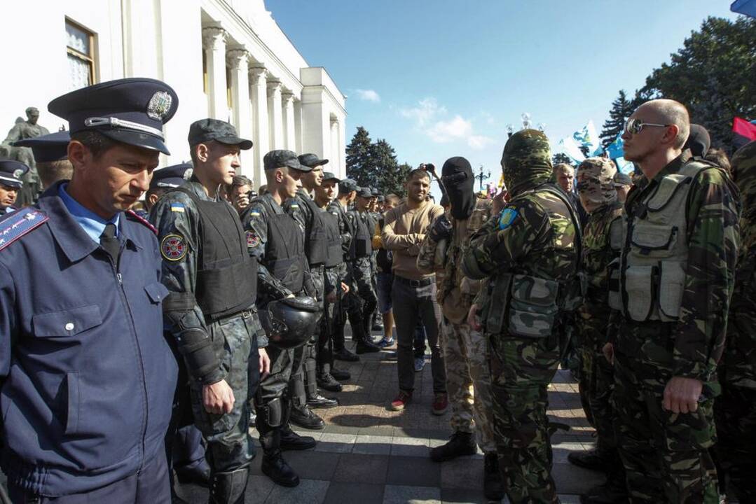 Susirėmimai prie Ukrainos Rados
