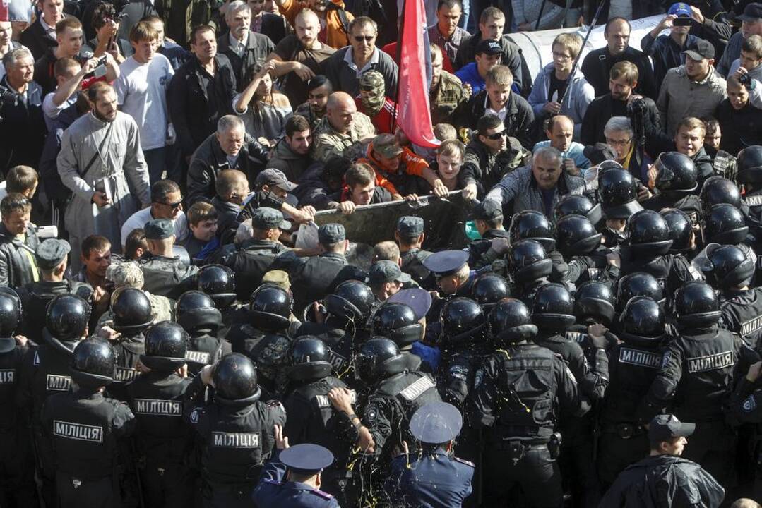 Susirėmimai prie Ukrainos Rados