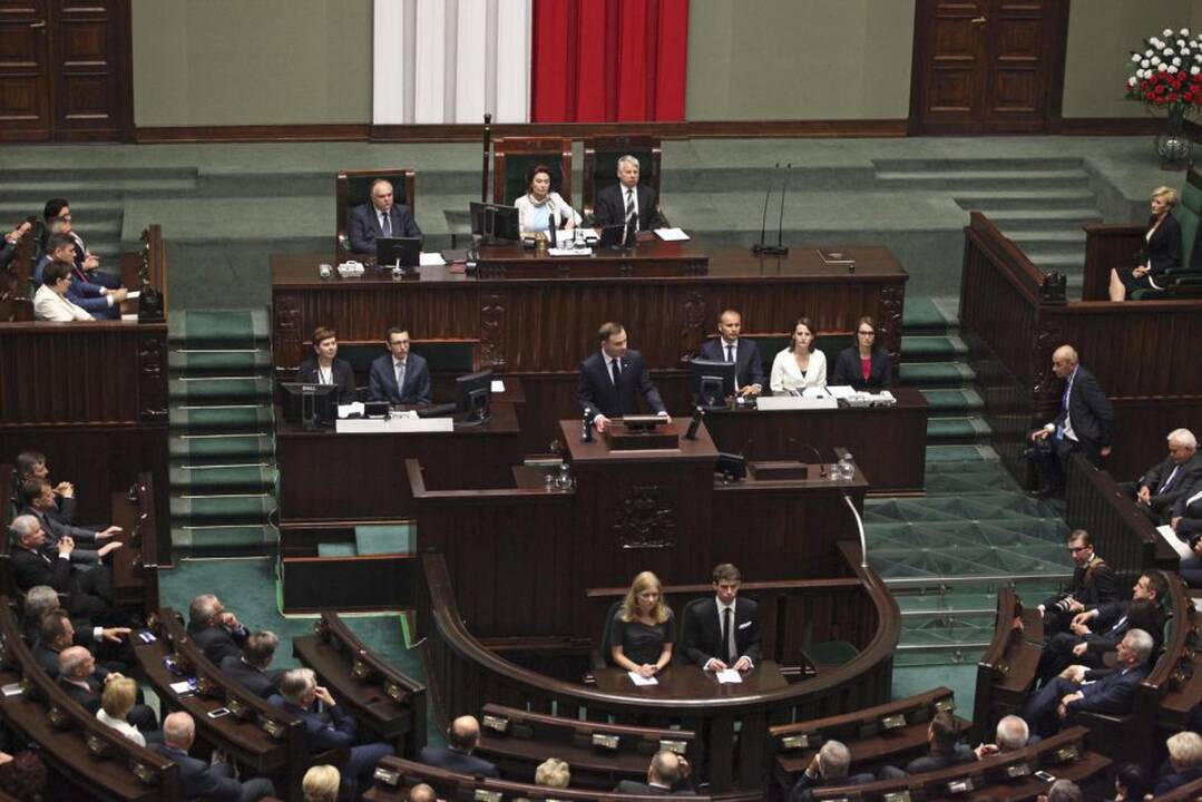 Prisiekė Lenkijos prezidentas A. Duda