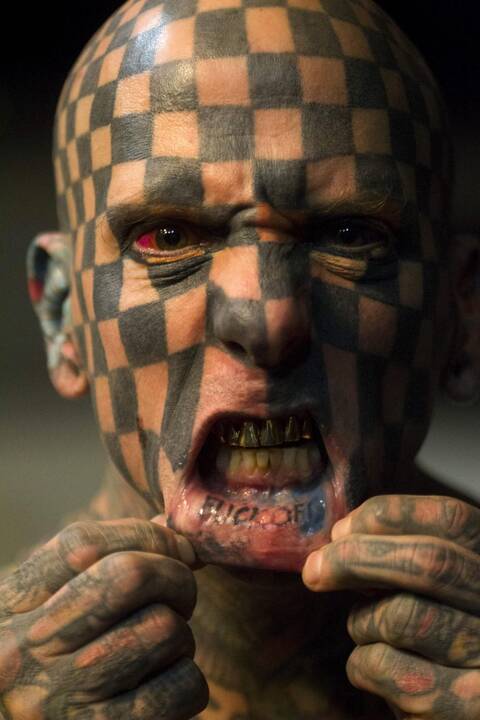 Labiausiai tatuiruoti pasaulio žmonės