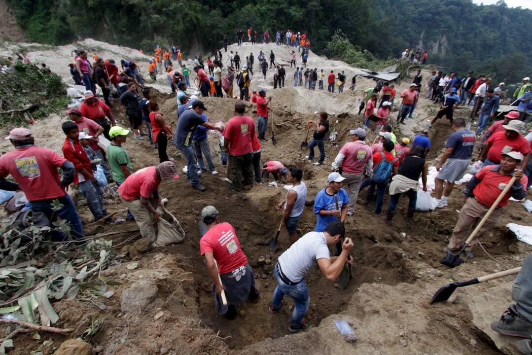 Gvatemaloje – pražūtinga žemės nuošliauža