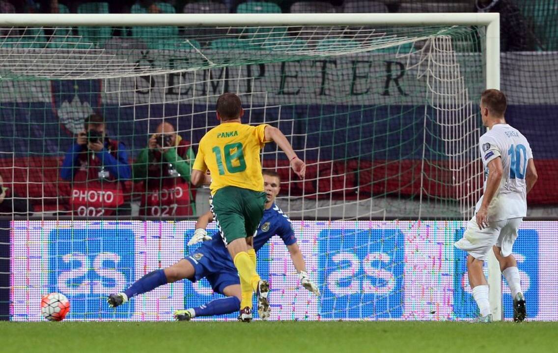 Europos futbolo čempionato atranka: Slovėnija - Lietuva 1:1