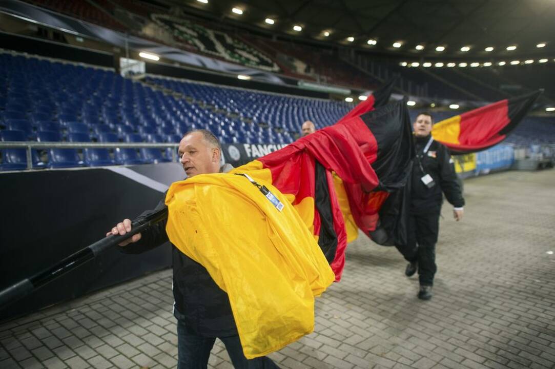 Atšauktos Vokietijos ir Olandijos futbolininkų rungtynės