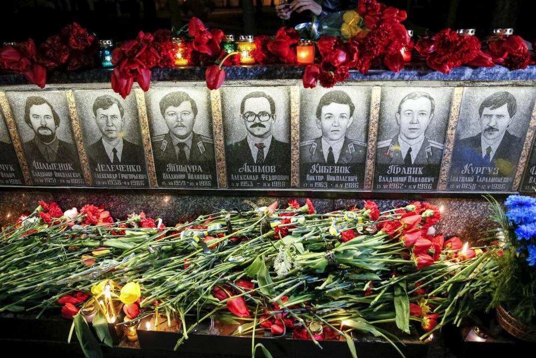 30-osios Černobylio katastrofos metinės Ukrainoje