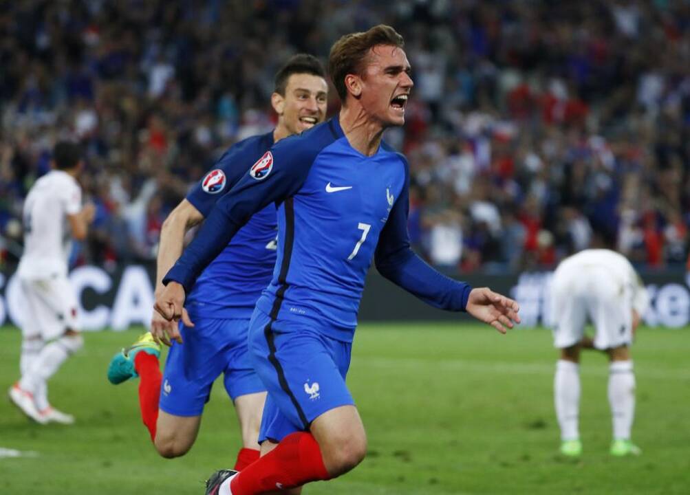 Euro 2016: Prancūzija - Albanija 2:0