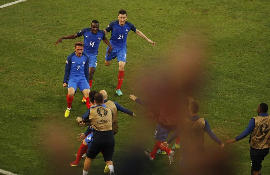 Euro 2016: Prancūzija - Albanija 2:0