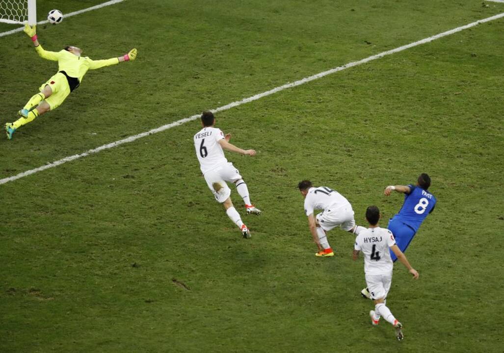 Euro 2016: Prancūzija - Albanija 2:0