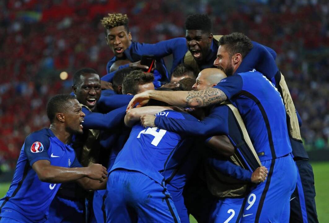 Euro 2016: Prancūzija - Albanija 2:0