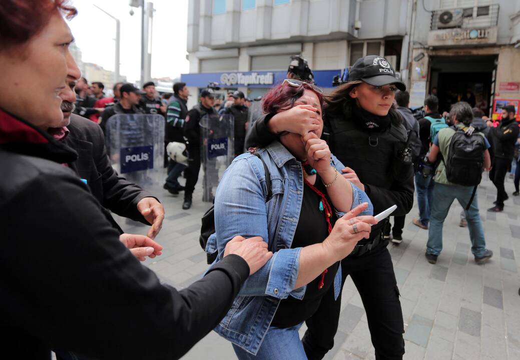 Tarptautinės darbo dienos protestai pasaulyje