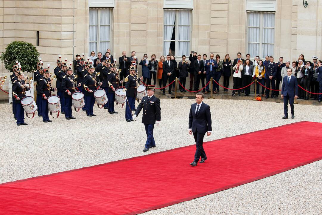 E. Macrono inauguracija