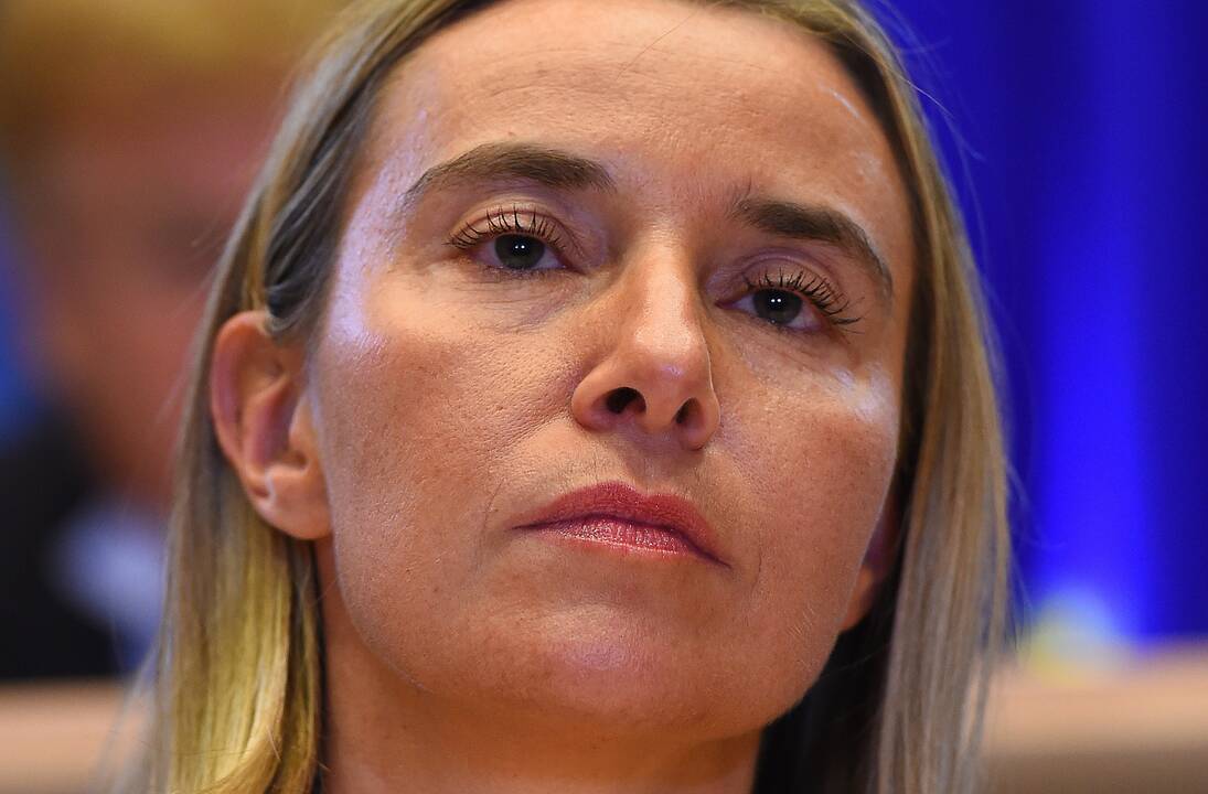 Europarlamente – dar griežtesnės F. Mogherini strėlės Rusijai