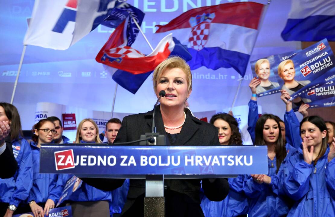 Kroatijos prezidentė K. Grabar-Kitarovič – mergina iš kaimo