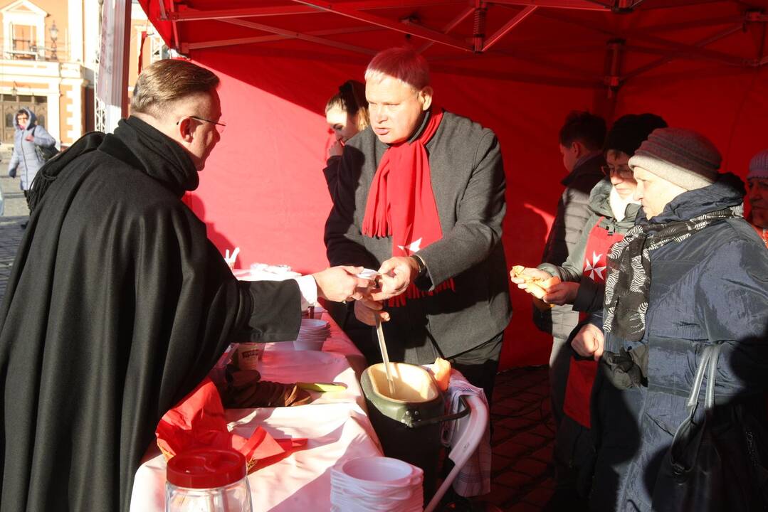 Akcija „Maltiečių sriuba“ Klaipėdoje