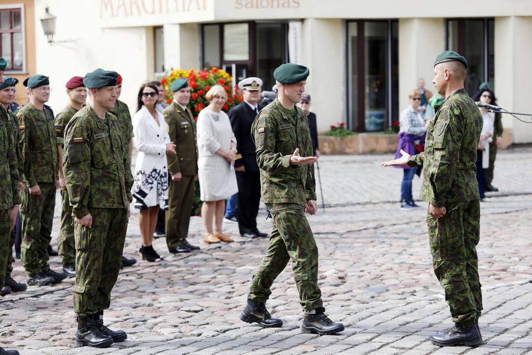 Dragūnų bataliono jubiliejaus iškilmes