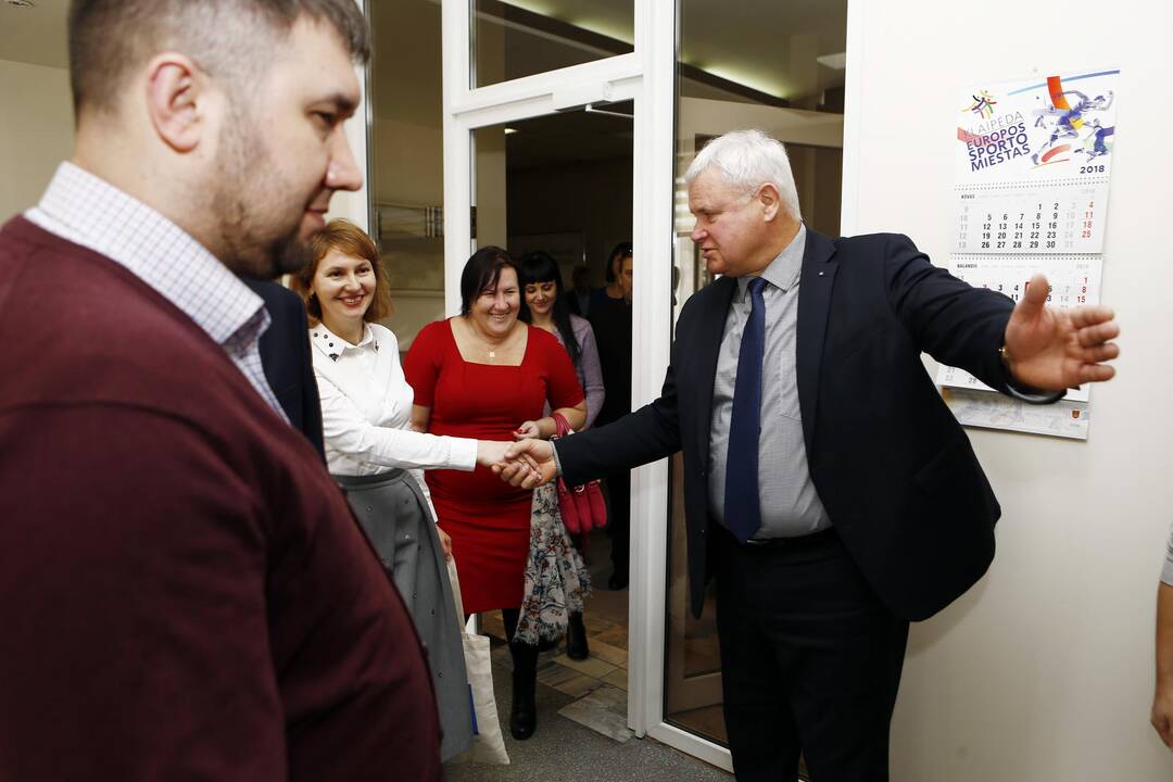 Meras susitiko su ukrainiečiais