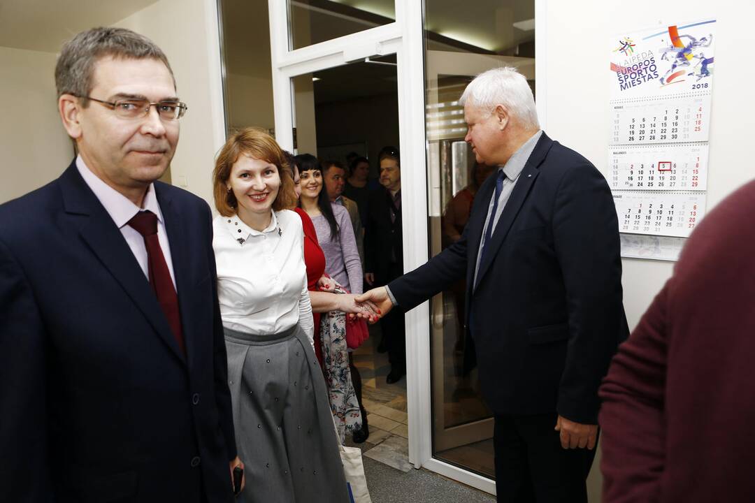Meras susitiko su ukrainiečiais