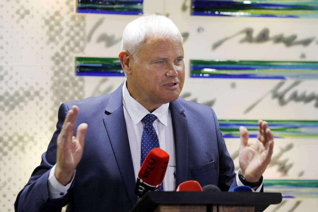 V. Grubliausko spaudos konferencija