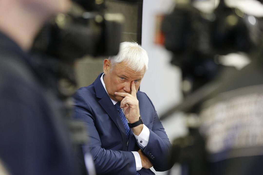 V. Grubliausko spaudos konferencija