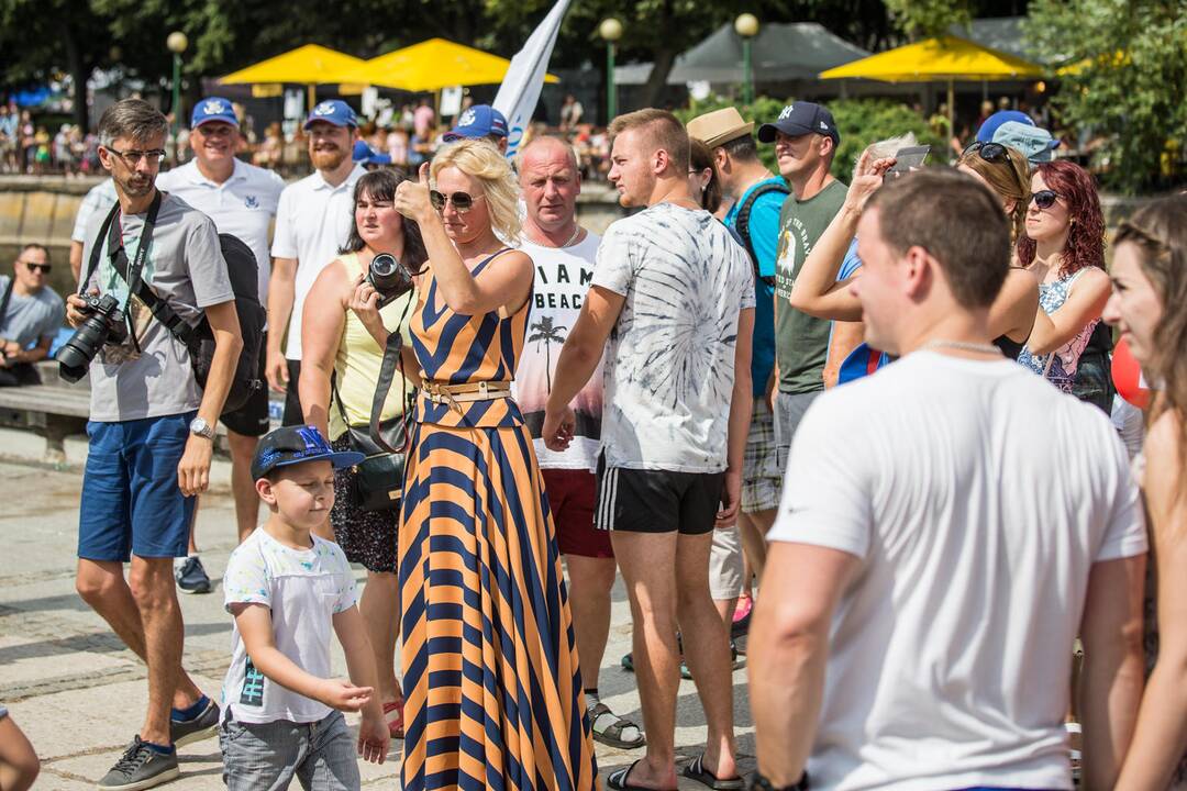 "Drakonų" laivų lenktynės 2018