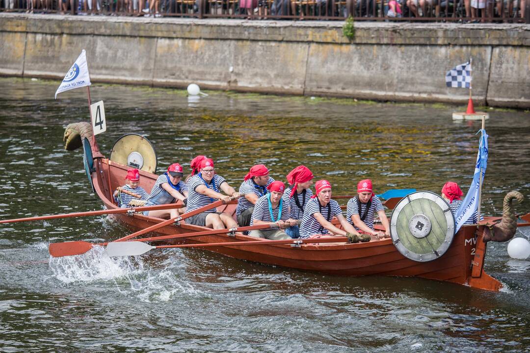 "Drakonų" laivų lenktynės 2018