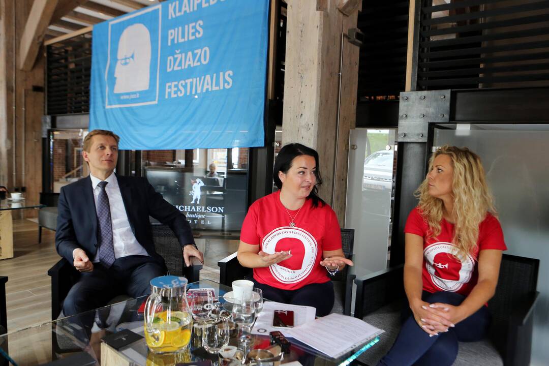 Pilies Džiazo spaudos konferencija