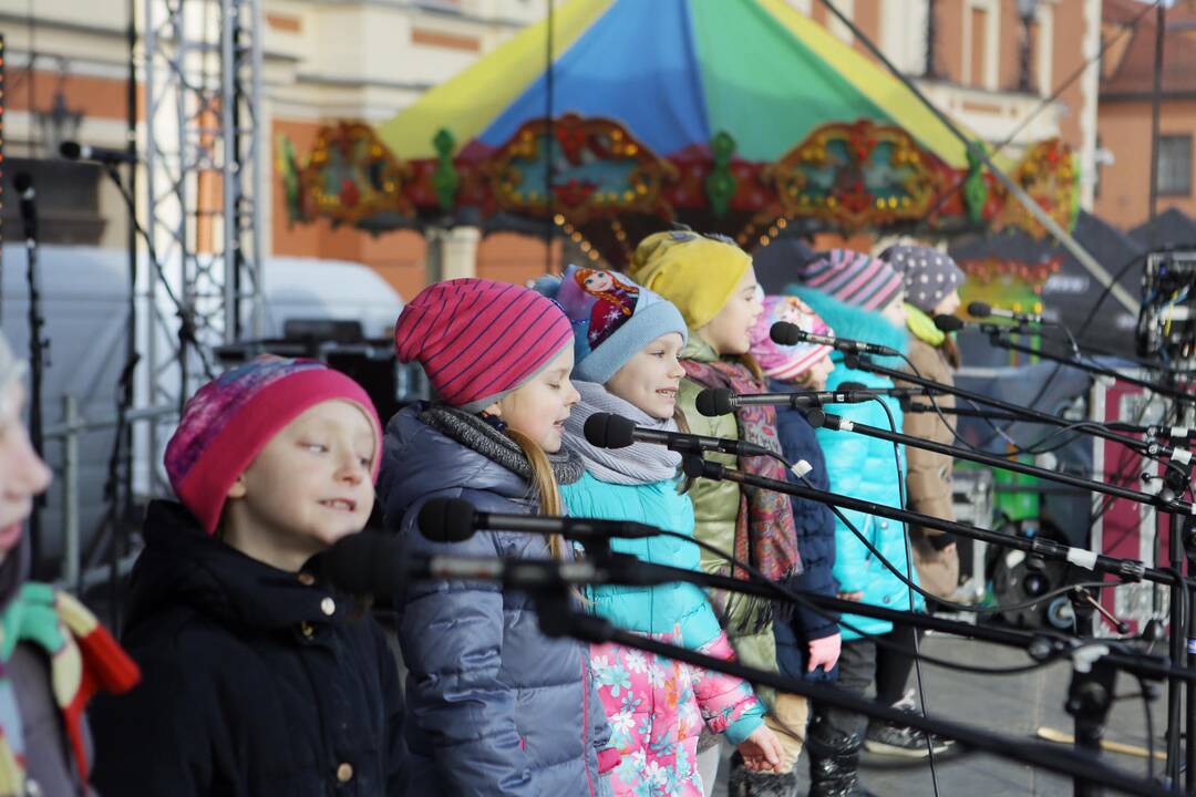 Vaikų pasirodymas Kaziuko mugėje