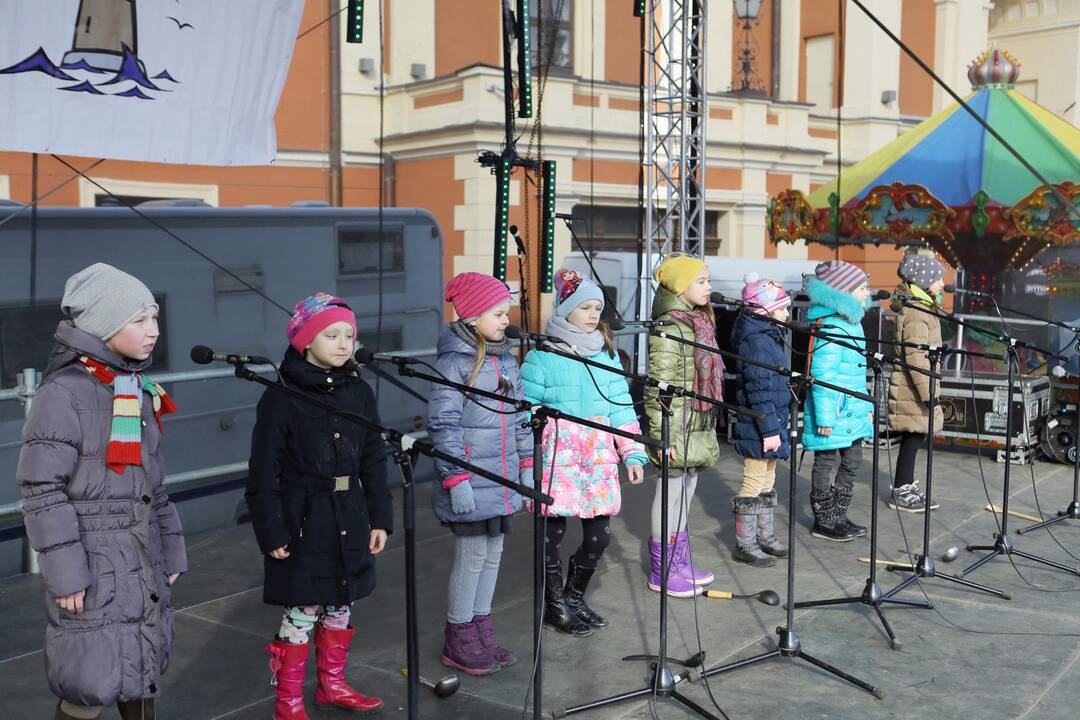 Vaikų pasirodymas Kaziuko mugėje
