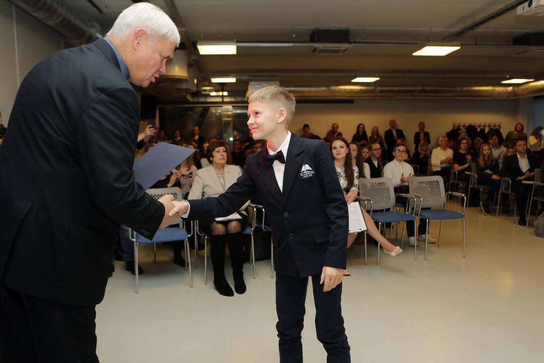 Pagerbti geriausi Klaipėdos mokiniai
