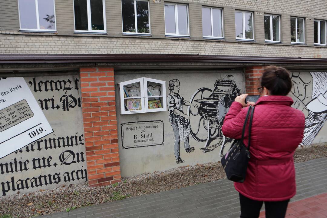 Šilutiškiams pristatytas "Šilutės siena" projektas