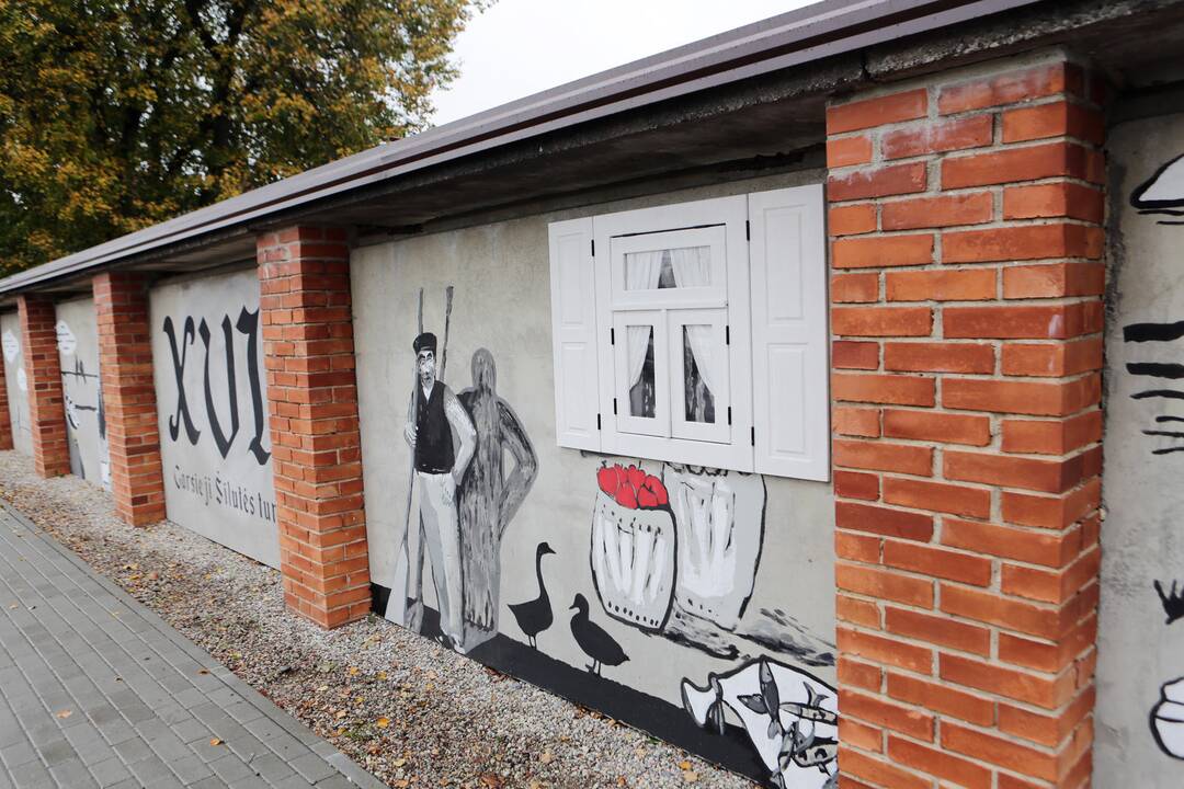 Šilutiškiams pristatytas "Šilutės siena" projektas