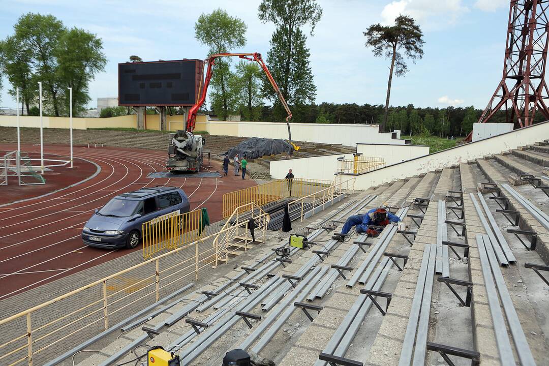 Klaipėdos stadiono remontas – pagal planą