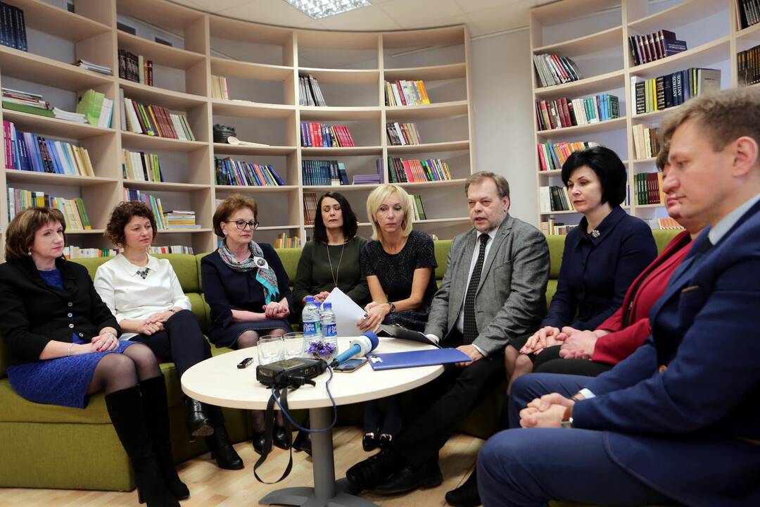 Klaipėdos pedagogų spaudos konferencija